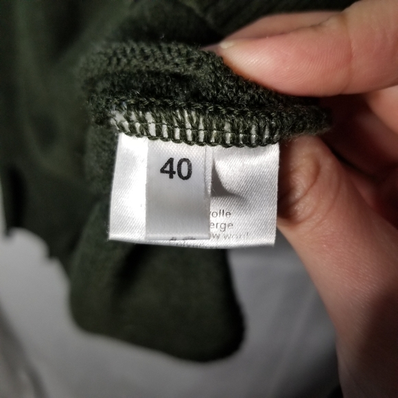 THOMAS PARKER 1/4 zip front pocket grey sweater M - Picture 6 of 6